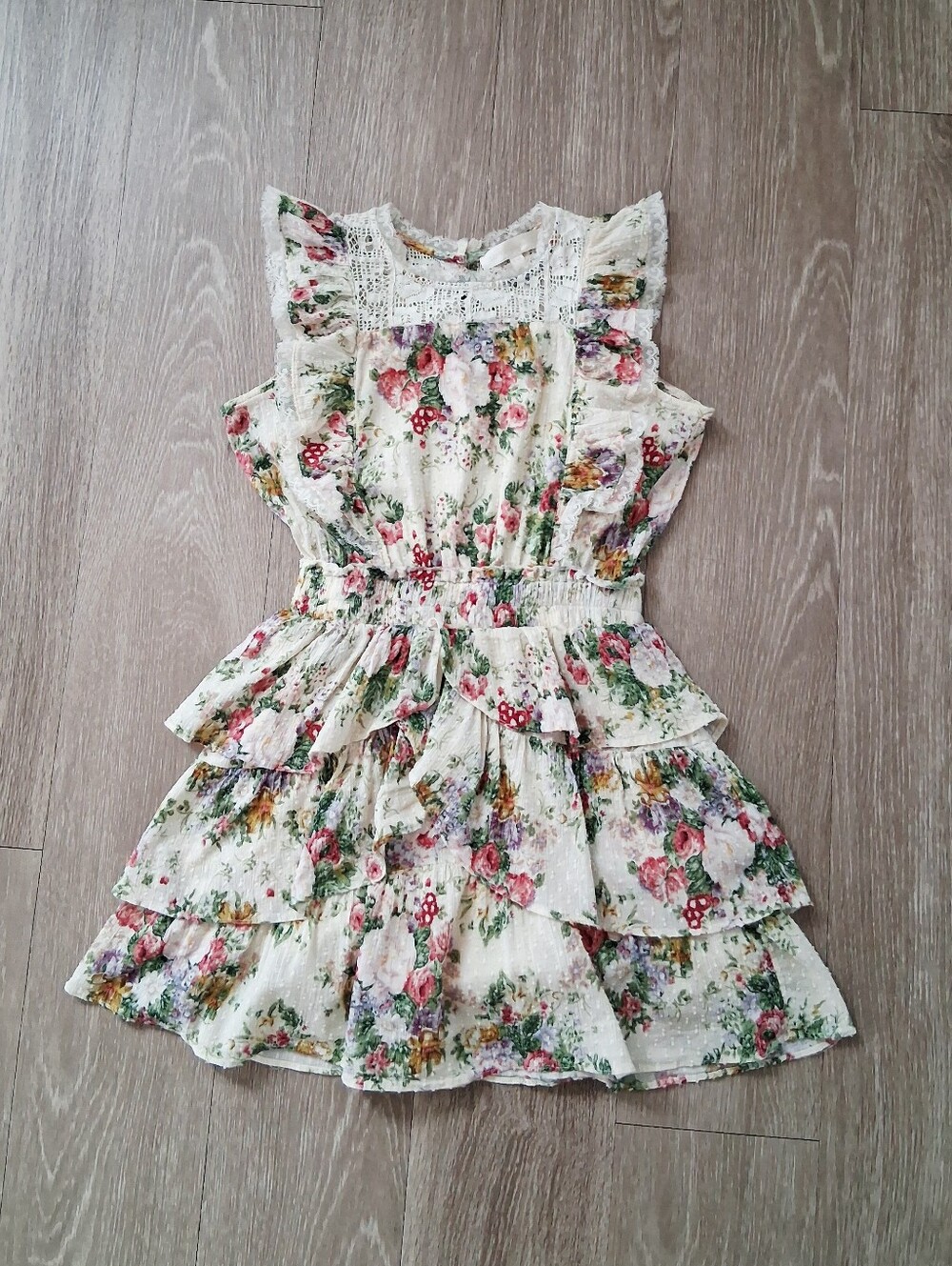 LoveShackFancy Girls Deker Floral Dress